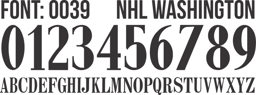 FONT NHL 0039