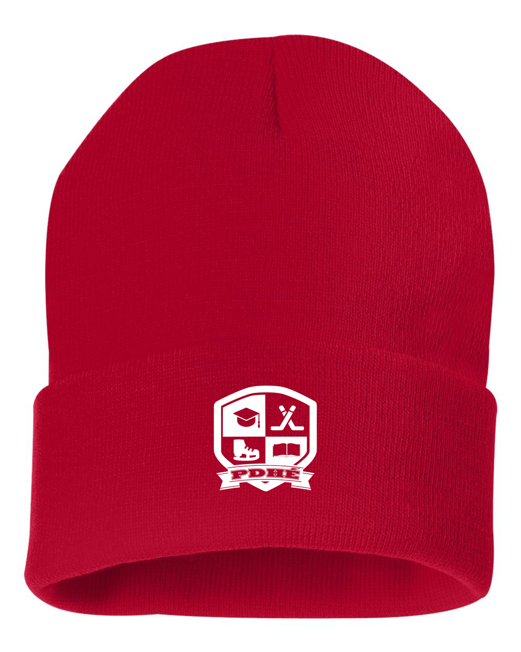 Tuque à revers 12" (Broderie)