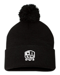 Tuque à pompon et revers 12" (Broderie)