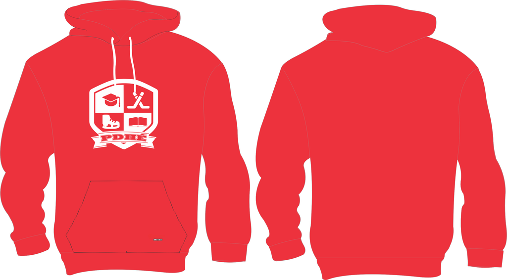 Hoodie Sublimé Version Rouge
